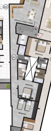 Birzebbugia - 1st Floor 2 Bedroom Finished Apt