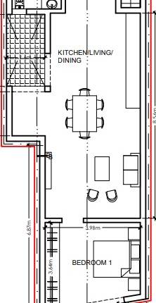 Qormi - 1 Bedroom Apartment On Plan 