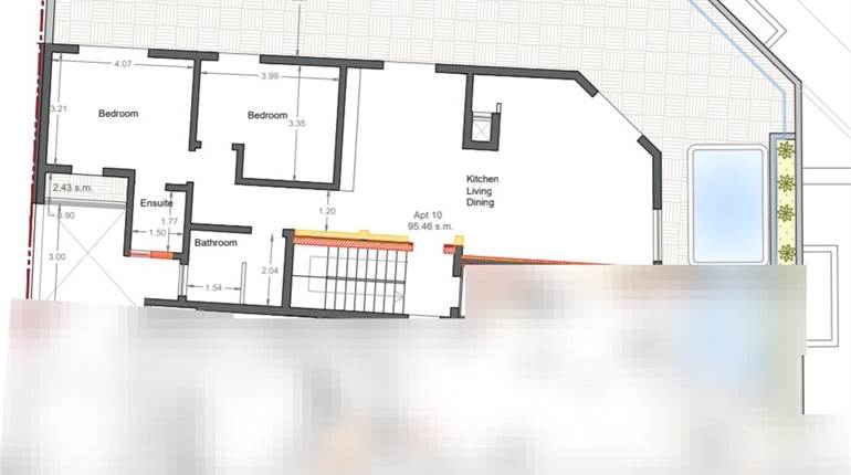 Balzan - 2 Bedroom Penthouse +Roof+Airspace