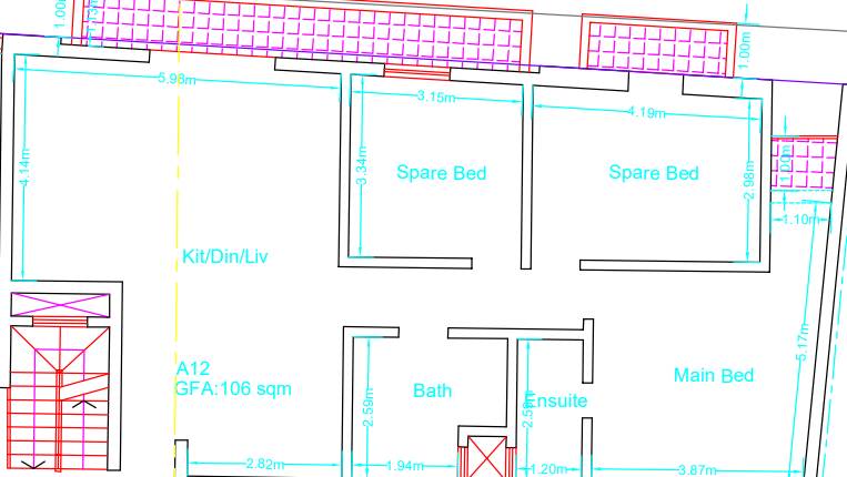 Luqa - 3 Bed,2 Bath Finished 3rd Flr Apartment