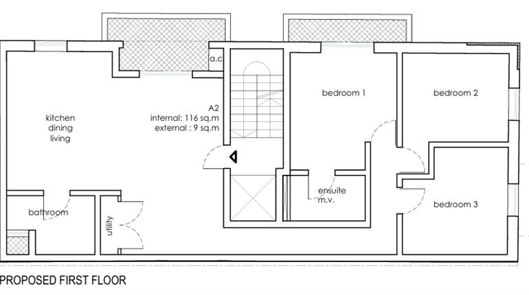 Zejtun -3 bedroom Apartment +On Plan +Fully Finished