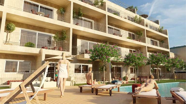 Nadur Gozo - 2 Bedroom Shell Apartment + Communal Pool
