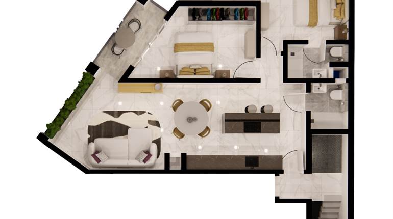 Mosta - 2 Bedroom Finished 2nd Floor Apartment Ready Built