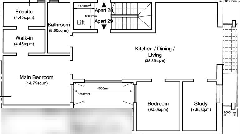 Mellieha - 3rd Floor 3 Bedroom Finished Apartment + Optional Garage