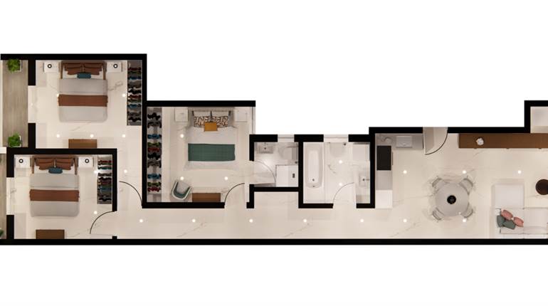 Mgarr - 3 Bedroom Fully Finished 1st Floor Apartment Ready Built 