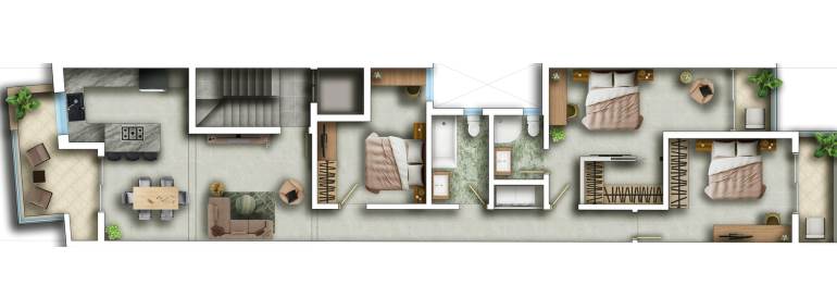 Tarxien - 3 Bedroom Finished Second Floor Apartment On Plan