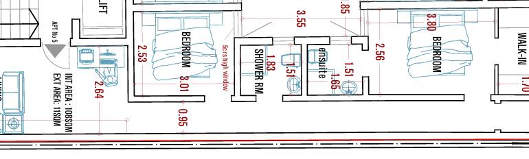 Birkirkara - Circa 119sqm 2nd Floor 3 Bedroom Apartment Finished + Optional Garages 