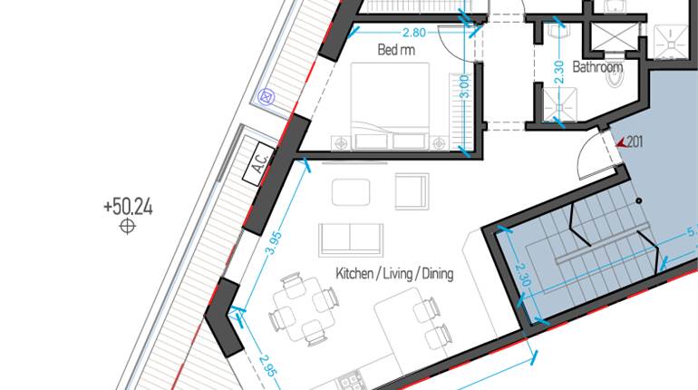 Fgura - 2 Bedroom Apartment On Plan