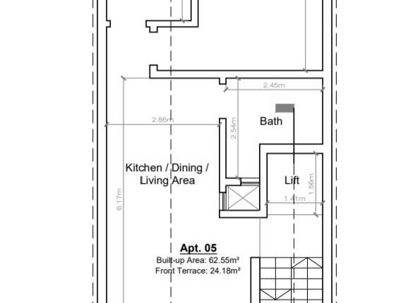 Zabbar - 2Bedroom Penthouse + Airspace with space for pool.