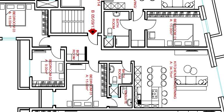 Zejtun - 1st Floor 3 Bedroom Apartment Shell Form