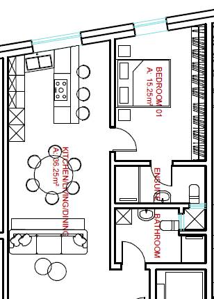 Zejtun - 1 Bedroom Ground Floor Apartment Shell Form