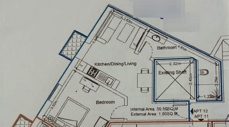 Birkirkara - 3rd Floor 1 Double Bedroom Finished Apartment