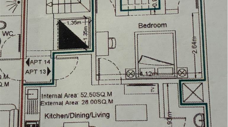 B'Kara - One Double Bedroom Penthouse Finished