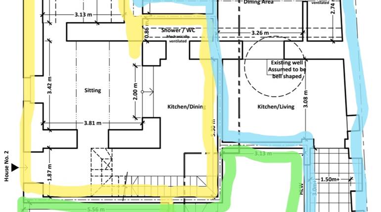 Zejtun-3 bedrooms Townhouse in Uca area Shell form + Garage (On Plan)