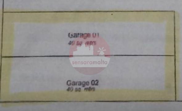 Gzira - Two Car Semi Basement Garage 