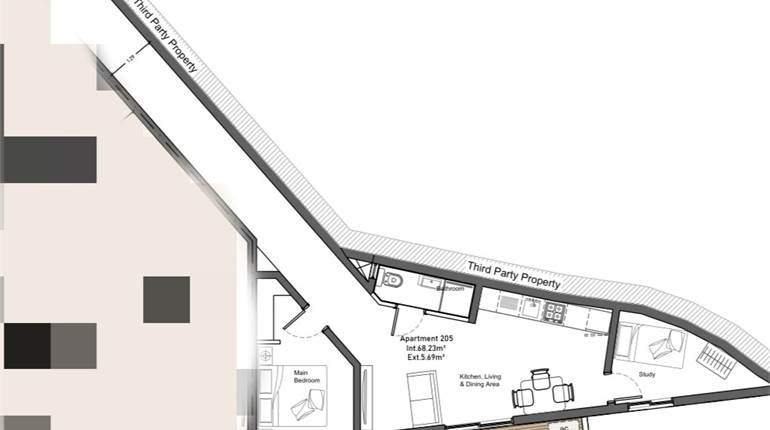 Dingli - 2nd Floor 2 Bedroom Apartment - Shell Form