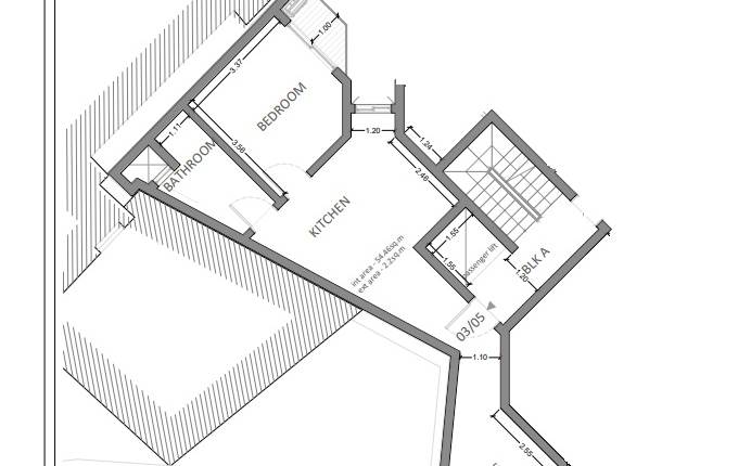 Marsa - 1 Bedroom 3rd Floor Apartment On Plan 