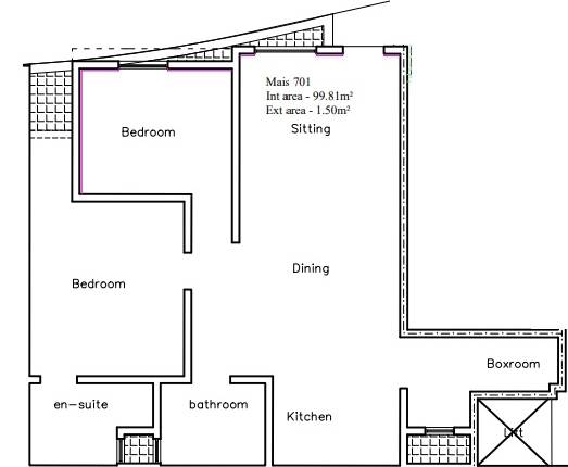 Naxxar - 2 Bedroom Finished Ground Floor Maisonette On Plan 
