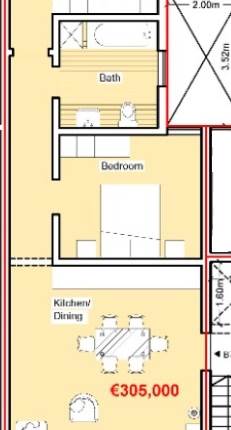 Zabbar - 2 Bedroom 3rd Floor Finished Apartment On Plan 