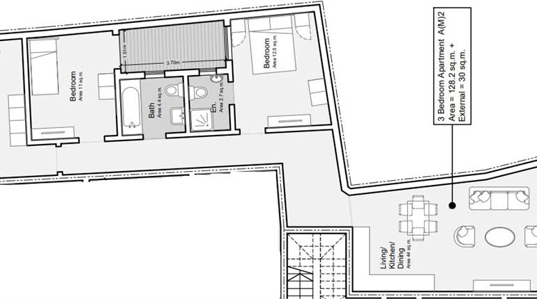 Balzan - 3 Bedroom Finished Elevated Maisonette Ready Built 