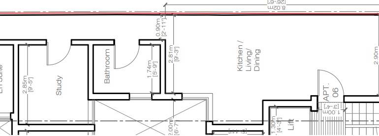 Msida - 3 Bedroom Finished 3rd Floor Apartment On Plan 