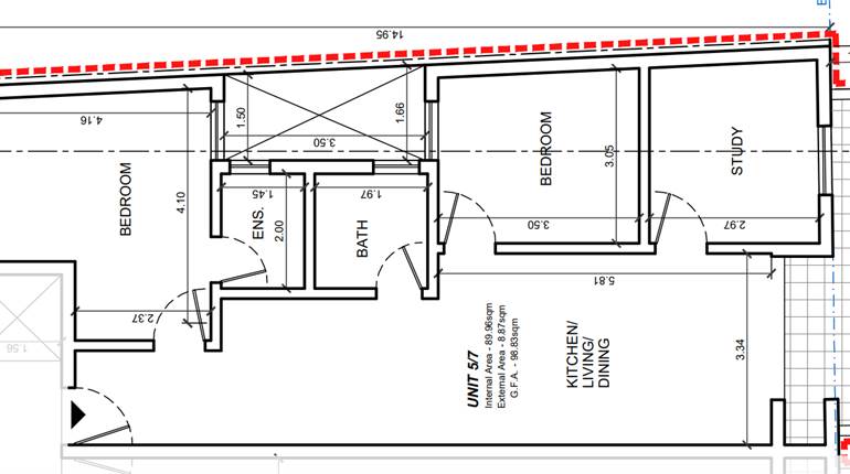 Paola - 3 Bedroom Finished 3rd Floor Apartment On Plan 