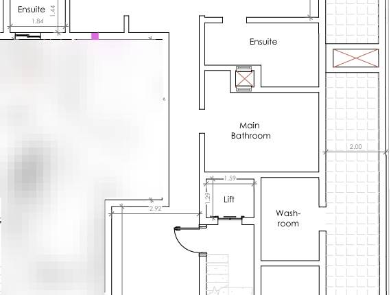 Paola - Larger than usual corner apartment in shell form with 67sqm of outdoor space