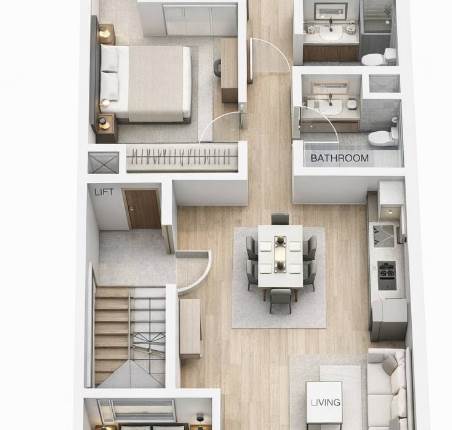 Dingli - 3 Bedroom First Floor Finished Apartment On Plan 