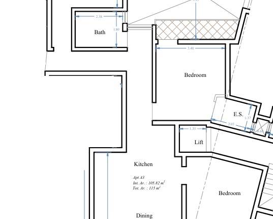 Birzebbuga - 3 Bedroom 1st Floor Finished Apartment On Plan 