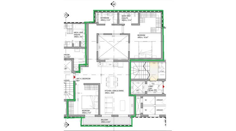 Fgura - 2 Bedroom Finished Apartment on Plan