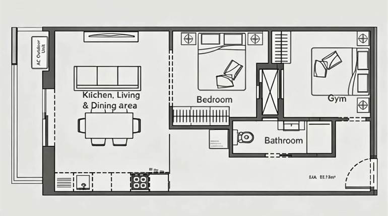 Paola - 2 Bedroom 2nd Floor Apartment On Plan
