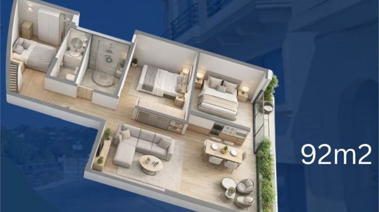 Birzebbuga - 3 Bedroom 2nd Floor Apartment On Plan 