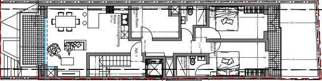 Dingli -1st floor 3 Bedroom Apartment + Terrace