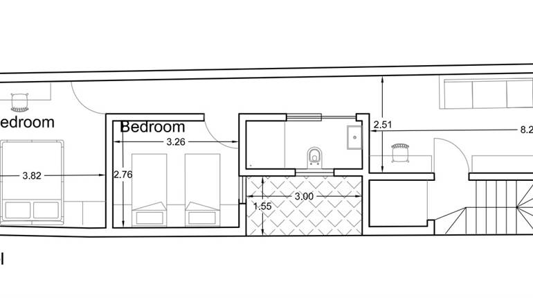 Marsa - 1st floor 2 Bedroom Apartment (Finished)