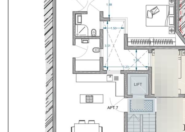 Tarxien - 3 Bedroom Apartment on Plan