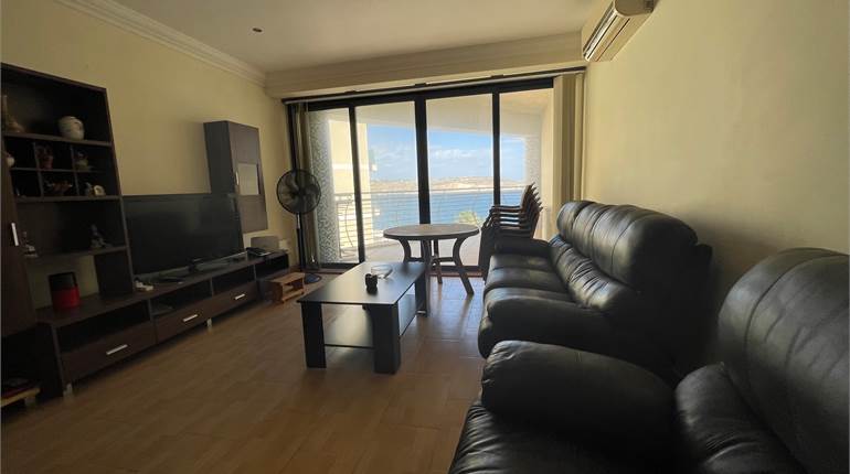 Bugibba - 2 Bedroom Furnished Apt + Sea Views