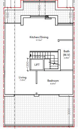 Msida - 1 bedroom Penthouse 