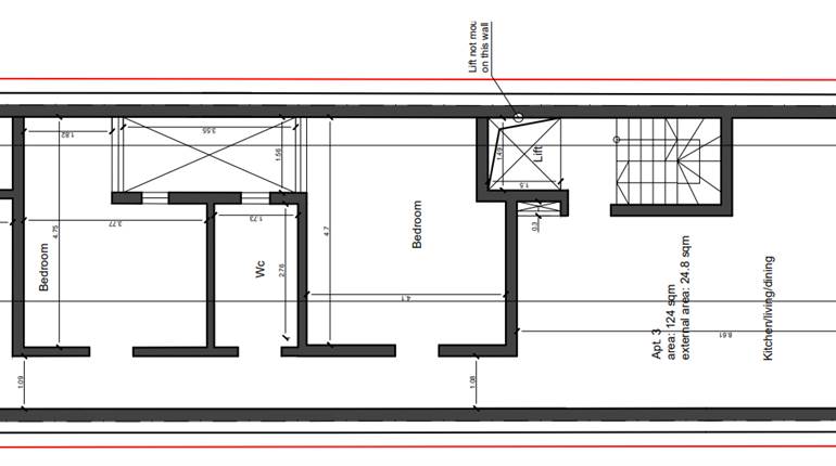 Gudja - 2nd Floor 3 Bedroom Apt Highly Finished