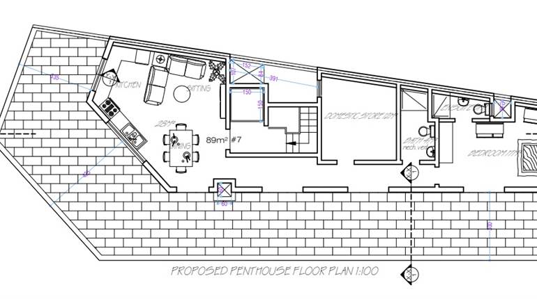 Ghajnsielem - 2 Bedroom Penthouse 