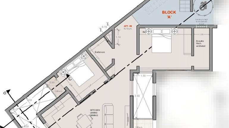 Mqabba - 2 Bedroom Penthouse On Plan