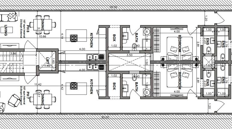 Birkirkara - 2 Bedroom Penthouse - On Plan