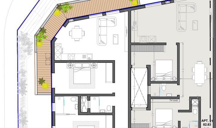 Fgura - 2 Bedroom Apartment On Plan 