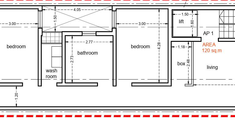 Iklin - 1st Floor 3 Bedroom Fully FInished Apt