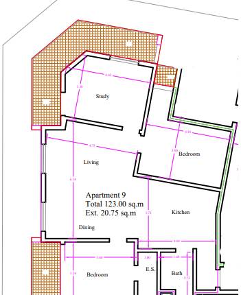 Mosta - Corner 3 Bedroom Finished Apt