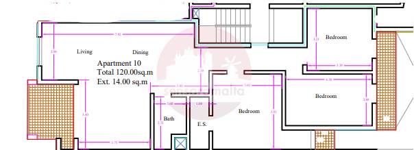 Mosta - 3 Bedroom Finished Apartment