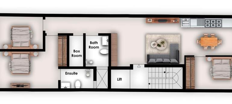 Qormi - 3 Bedroom Finished Apartment On Plan 