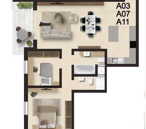 Mosta - 2 Bedroom Finished Apartment On Plan